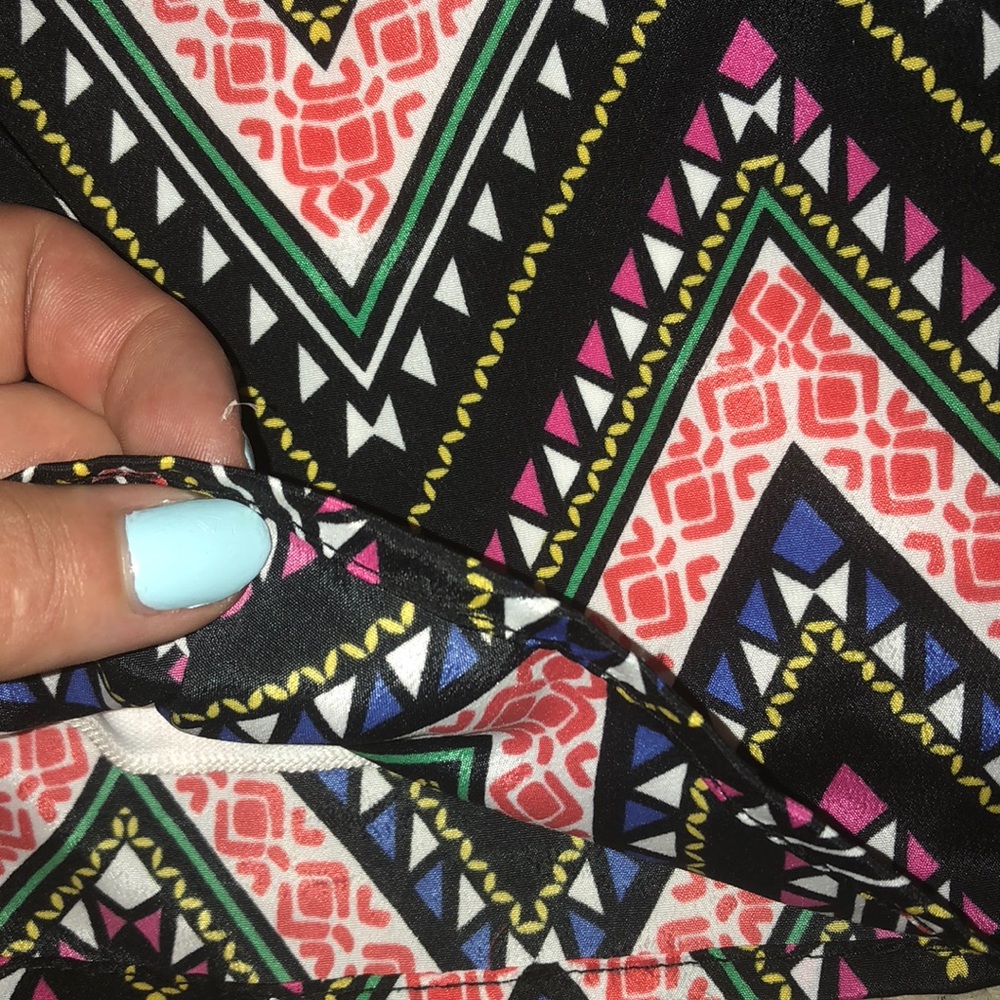 Patterned High Waisted Skirt - image 4